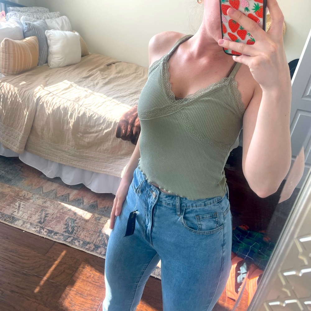Lace Crop Top Tank
